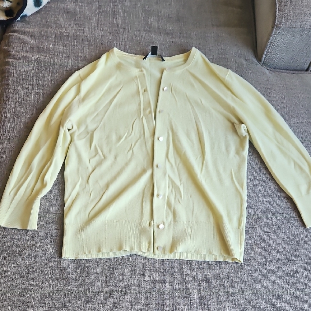 Women's Yellow Cardigan